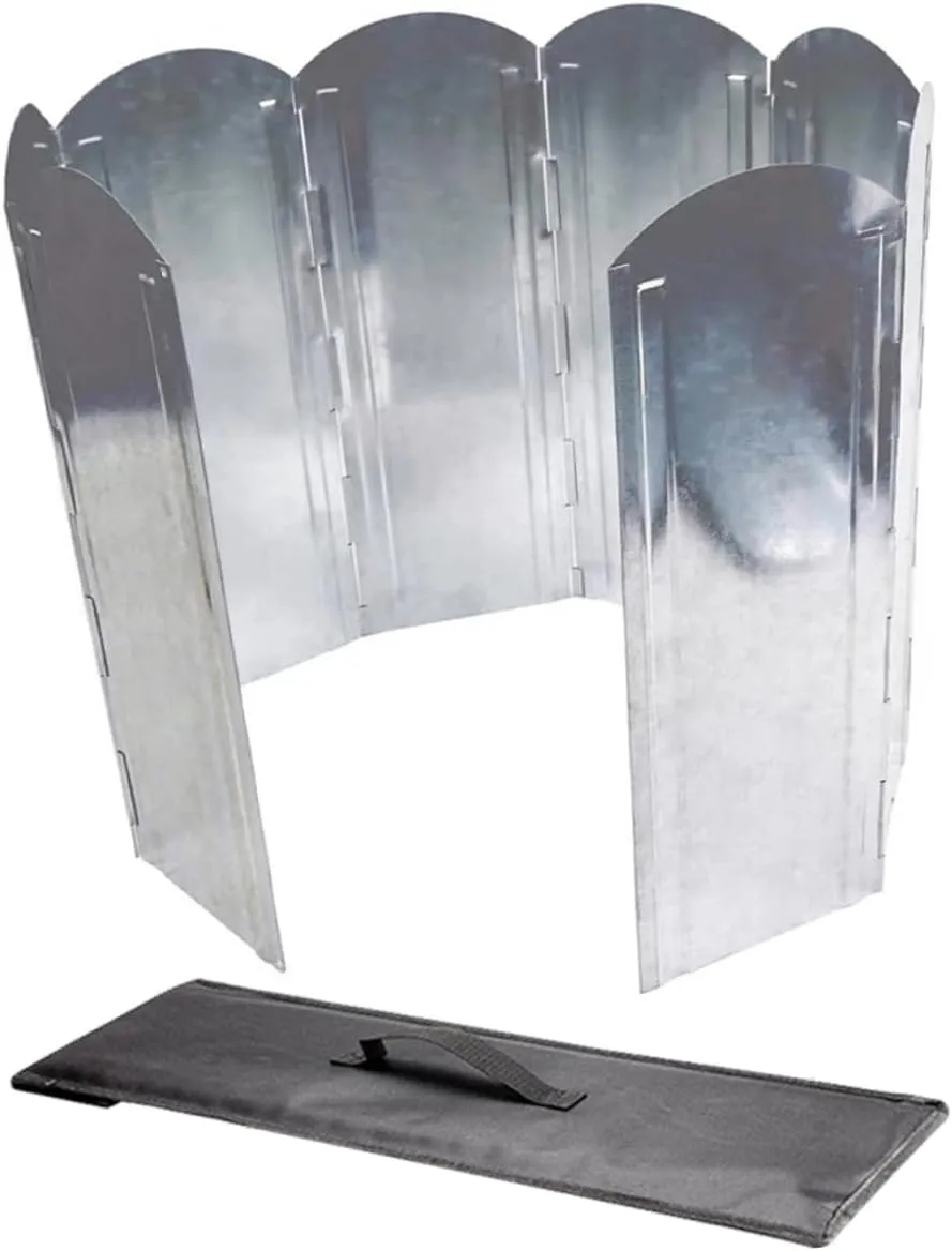 Foldable Windscreen Windproof for Stove BBQ Windproof Outdoor Wind Tool Camping Grill Wind