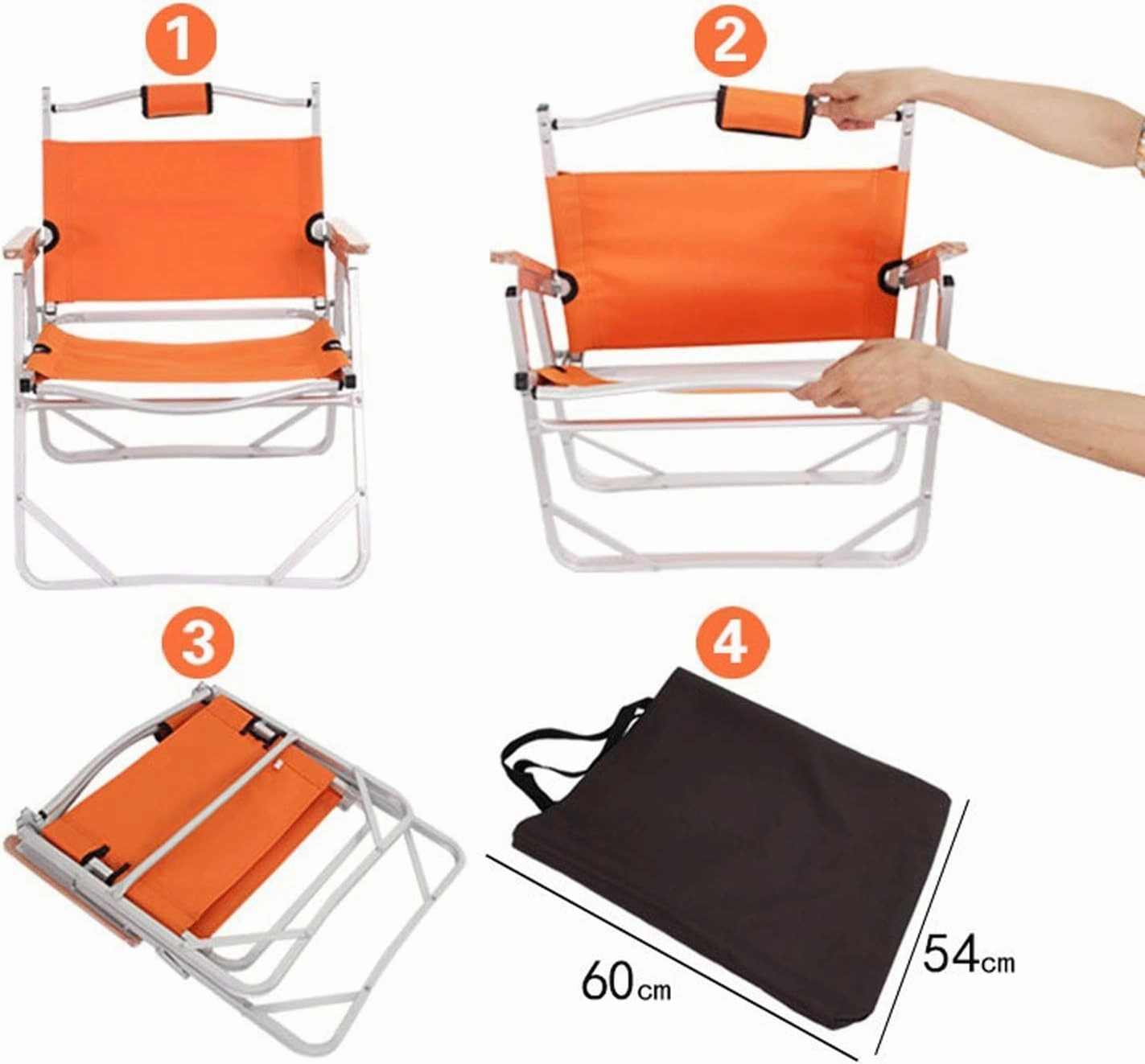Folding Chairs Folding Beach Chair Moon Shape Fishing Outdoor Furniture Al Ultralight Chairs Foldable Stool Double Layers Oxford Camping Chair