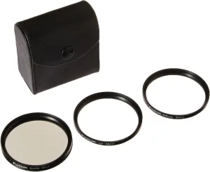 Fotodiox Filter Kit, UV, Circular Polarizer, Soft Diffuser, 58mm for Canon, Nikon, Sony, Olympus, Pentax, Panasonic Camera Lenses.