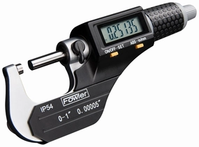 Fowler 54-860-002-1, Digital Coolant Resistant Micrometer with 1-2"/25-50mm Measuring Range