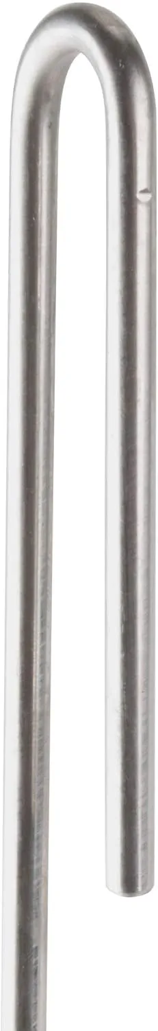 FryOilSaver Co. 25“ Deep Fryer Cleanout Rod, Rust Resistant Deep Fryer Drain Unclogger & Cleaner, Cleaning Tools for Restaurants Fryers, Hotel Kitchen Fryers Drain, Angled Shape & Declogger Goofer Rod