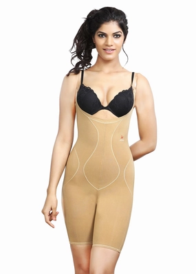 Full body shapewear slimmer for women Beige