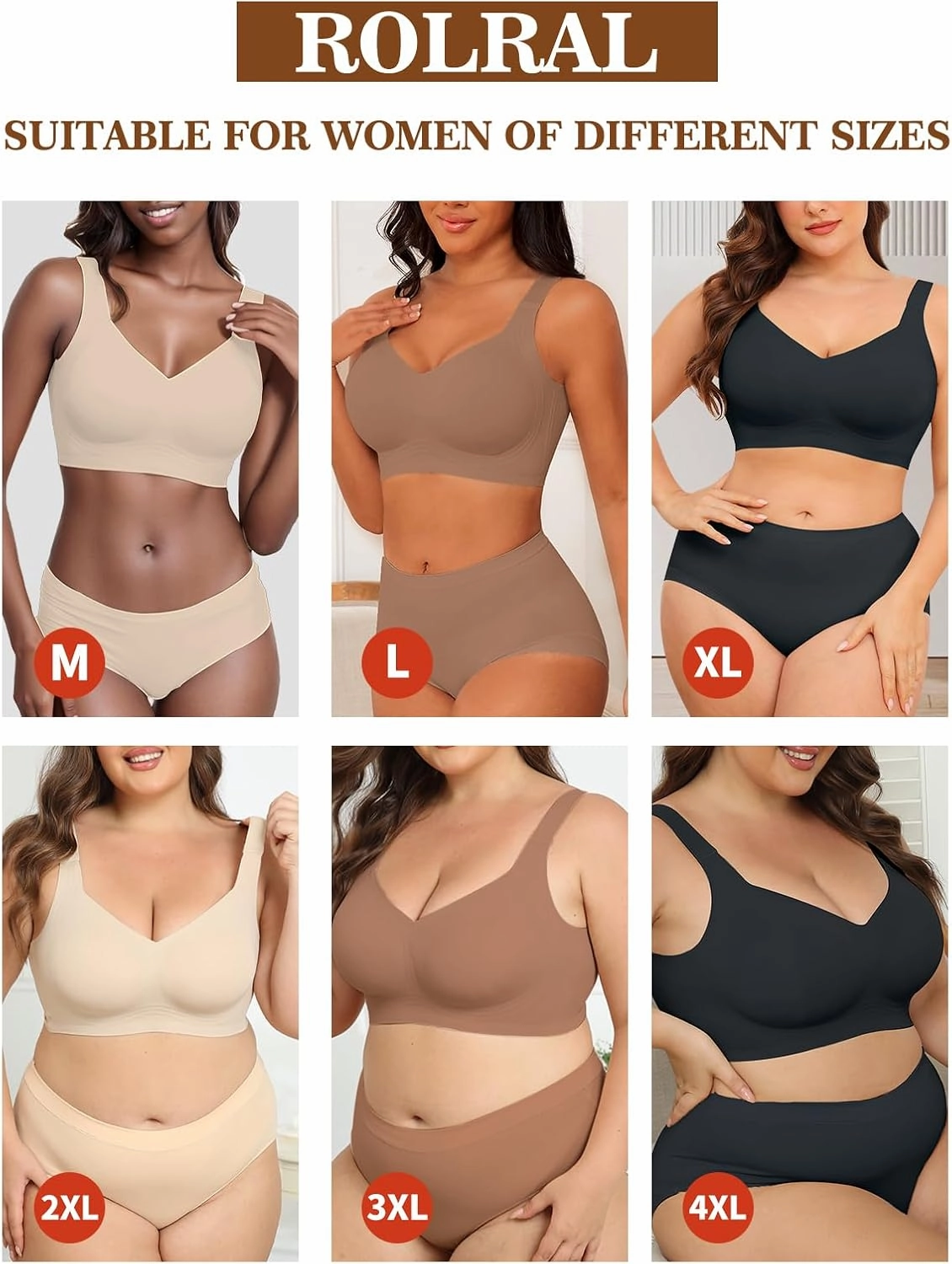 Full Coverage Bras for Women No Underwire Support & Lift Seamless Back Smoothing Comfort Bra
