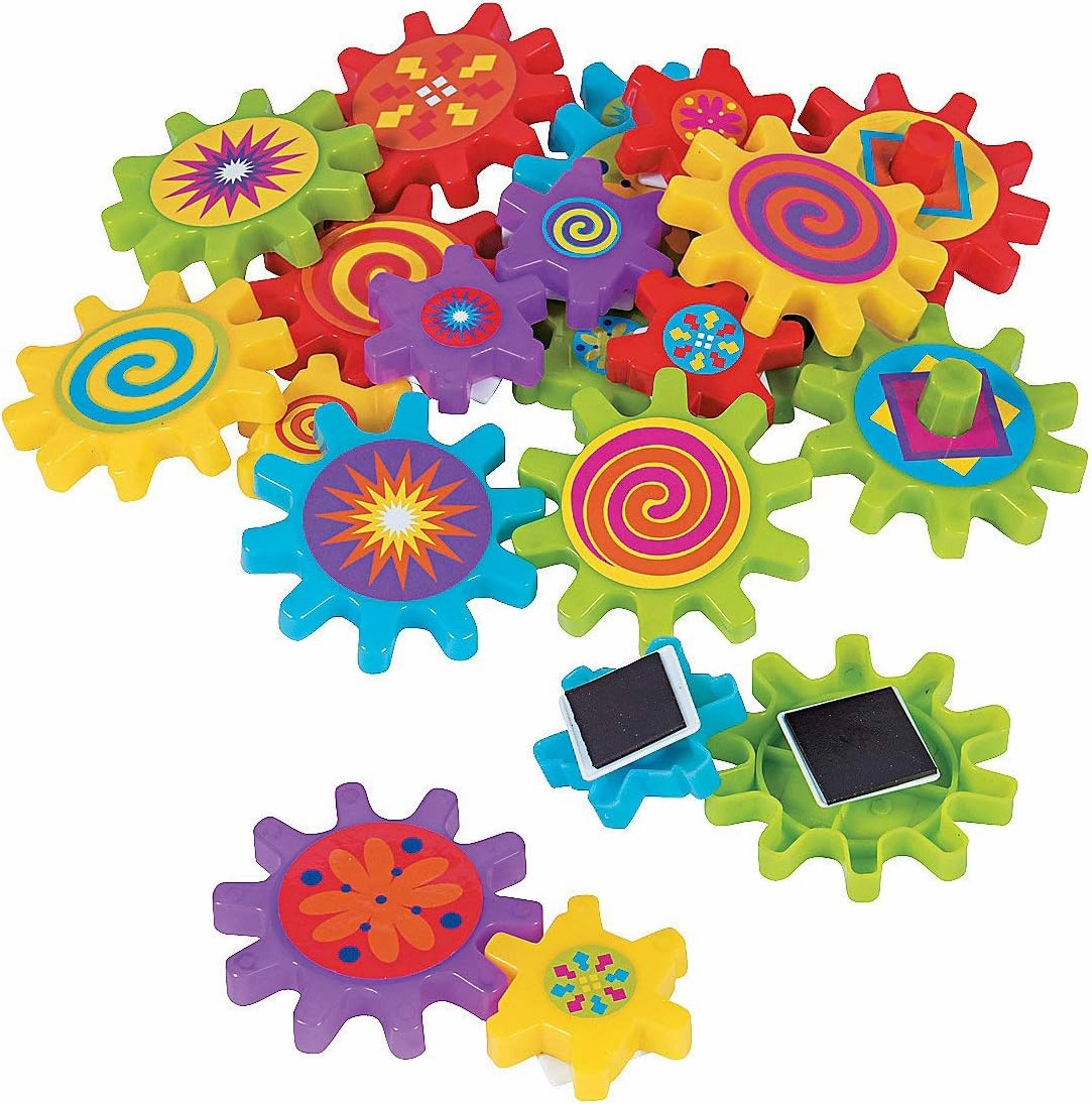 Fun Express Spinning Gear Magnets, Assorted 22
