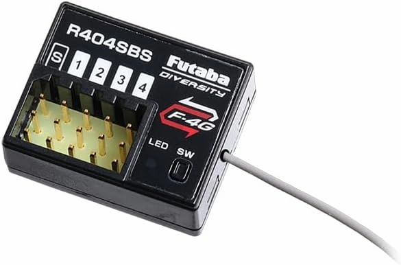 Futaba Electronics Industries RECEIVER R404SBS (JPN) 00107288-3 (F-4G System for Cars, 10ch T10PX Standard Receiver)