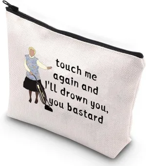 G2TUP Daniel & Miranda Makeup Bag 90s Movie Fans Gifts Touch Me Again and I'll Drown You Comedy Cosmetic Bag Pierce & Harvey Merch(Touch Me Again)