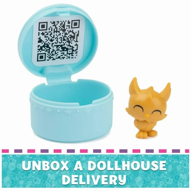 Gabby's Dollhouse Campfire with Gabby Girl, pandy Paws, Baby Box and Mercat Pack