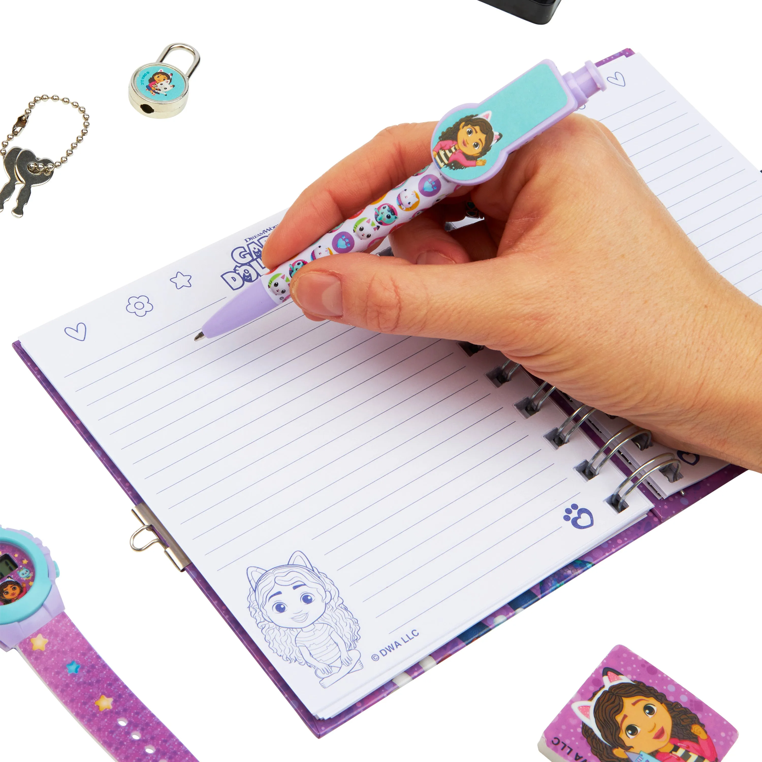 Gabby's Dollhouse Kids Watch and Accessories Set