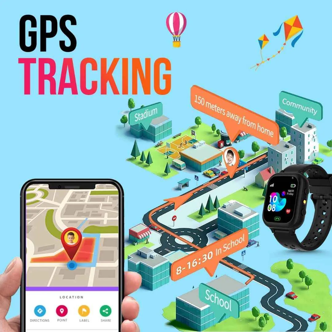 GAMESIR Q15 Kids Smart Watch 1.44" TFT Display 3G /4G SIM Support