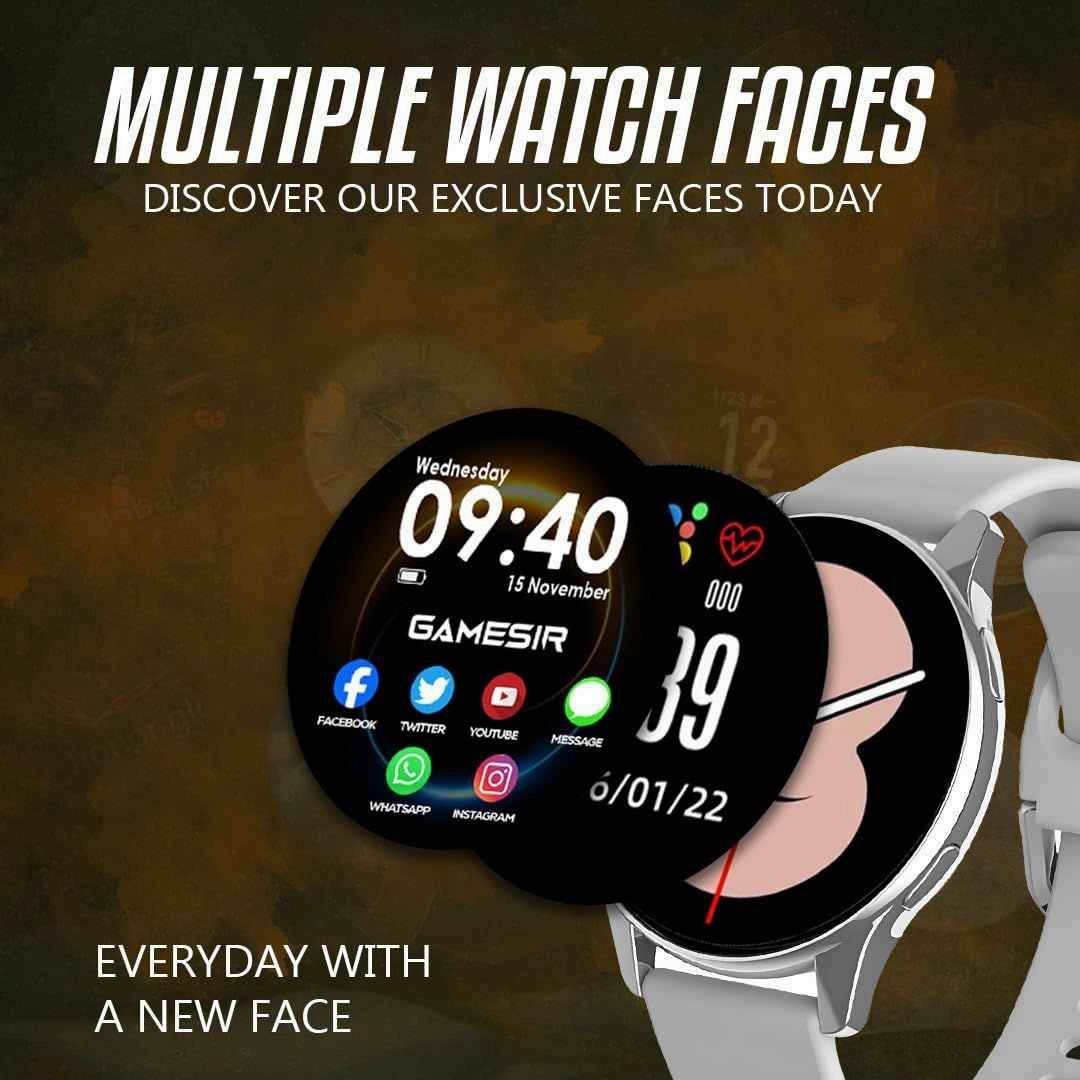 GameSir EVO Vista Premium Smartwatch, 1.3” HD Display Bluetooth Calling