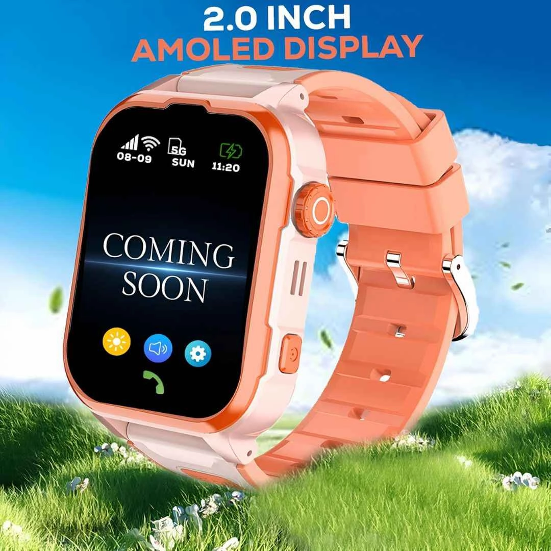 GameSir Musk 5G/4G Kids Smart Watch with GPS Tracker, SIM Calling