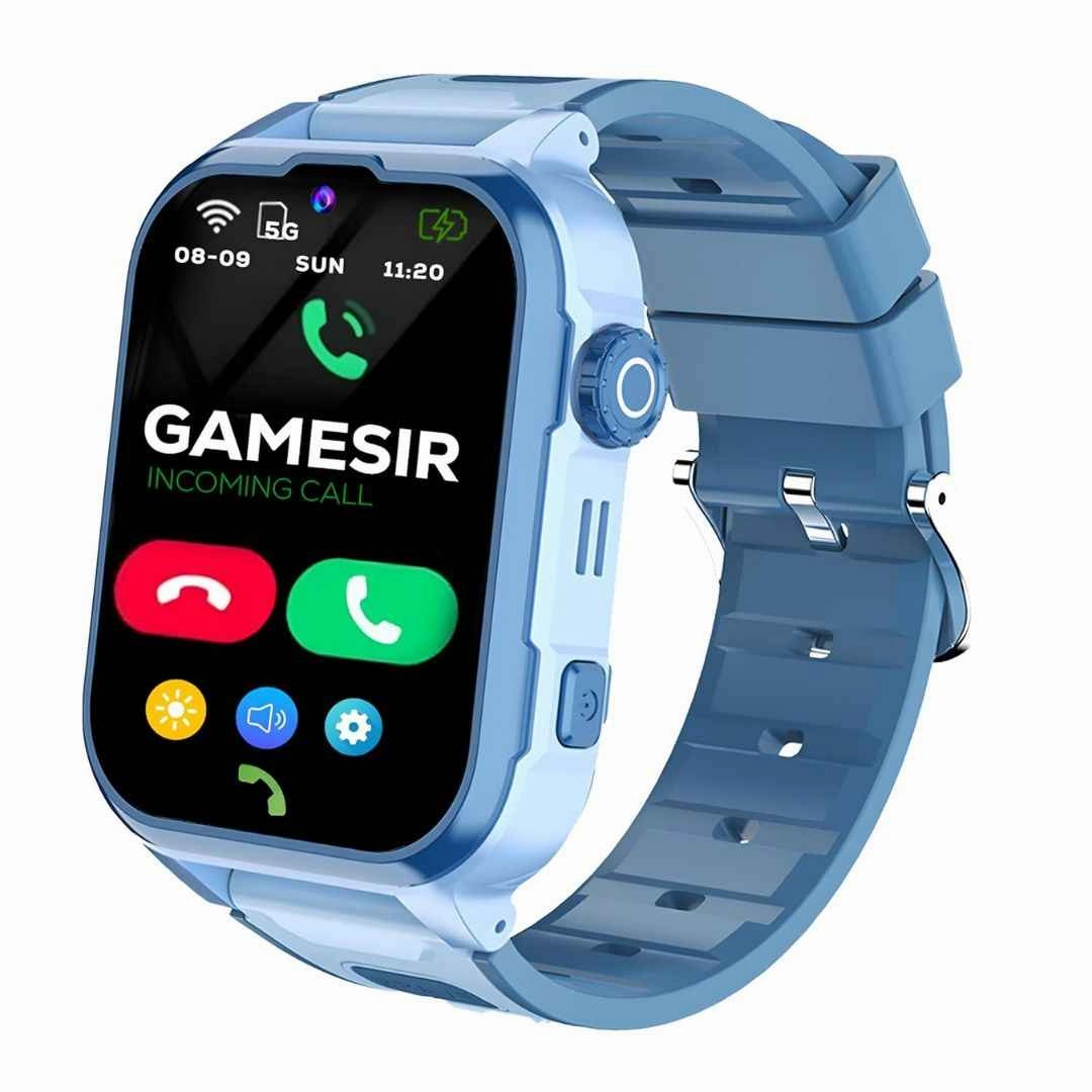 GameSir Musk 5G/4G Kids Smart Watch with GPS Tracker, SIM Calling