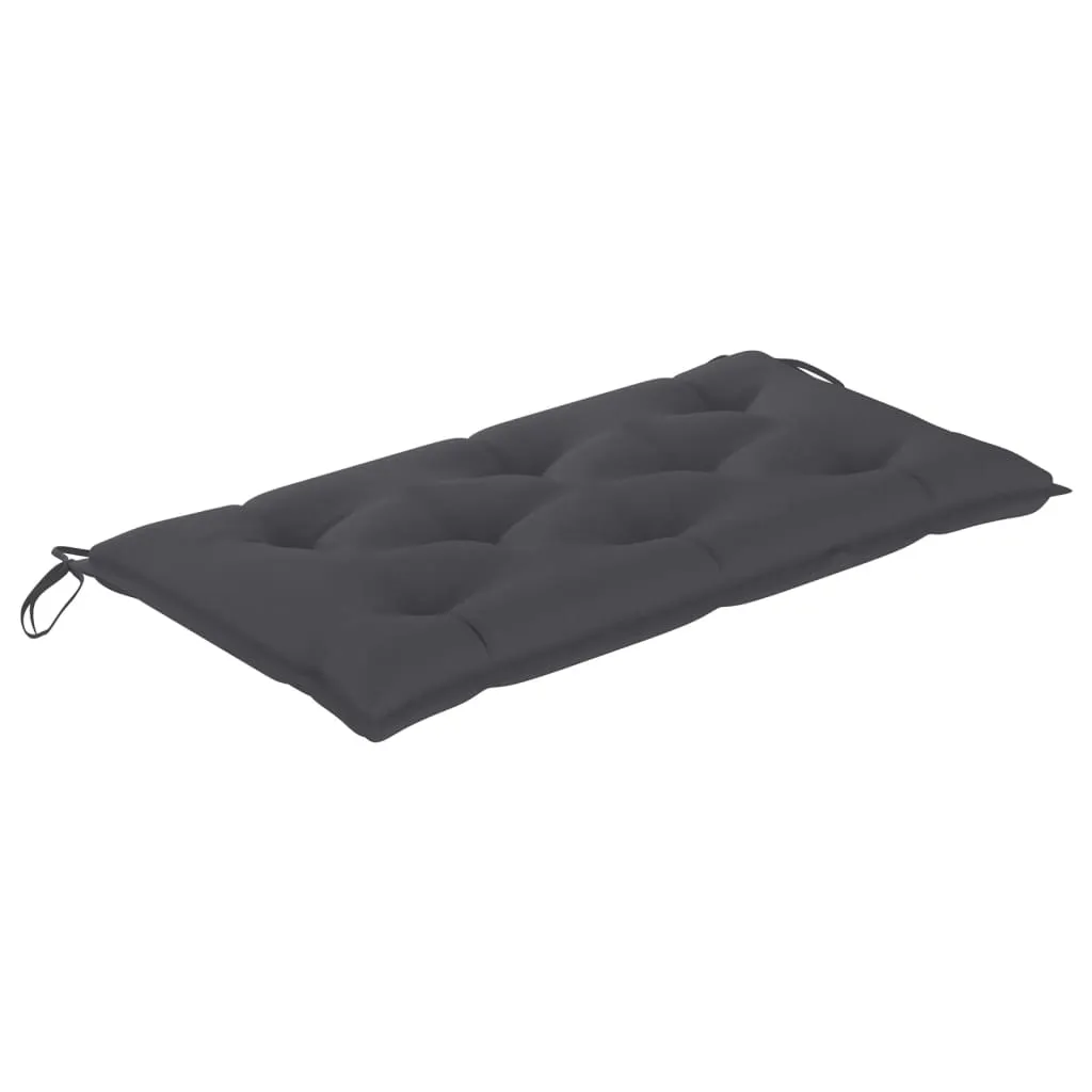 Garden Bench Cushion Anthracite 43.3"x19.7"x2.8" Oxford Fabric