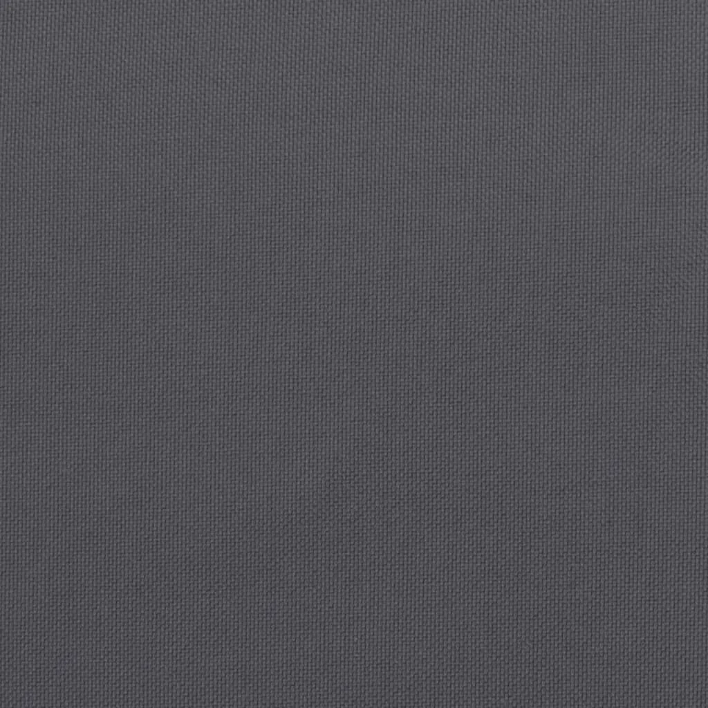 Garden Bench Cushion Anthracite 43.3"x19.7"x2.8" Oxford Fabric