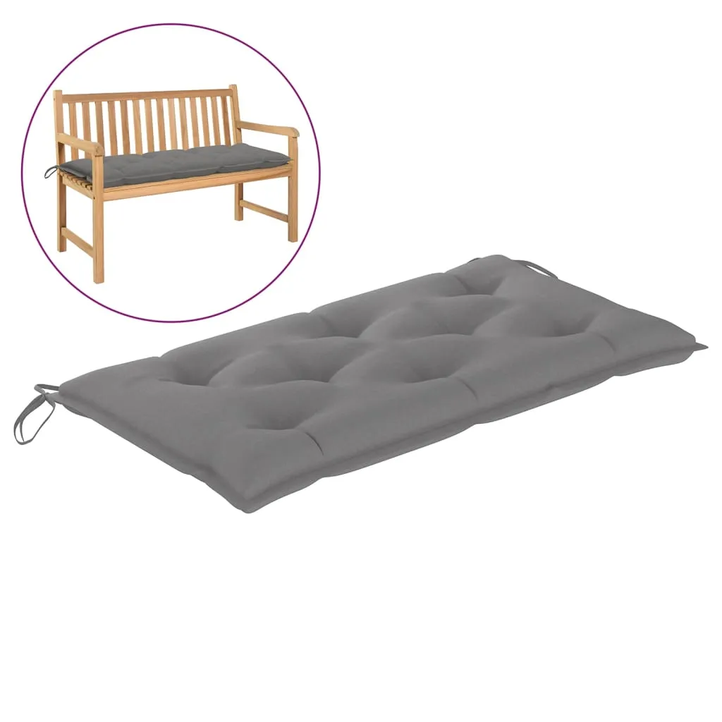 Garden Bench Cushion Anthracite 43.3"x19.7"x2.8" Oxford Fabric
