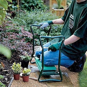 Garden Knee Tool - Heavy Duty Gardening Tool for Kneeling and Sitting to Prevent Knee & Back Pain