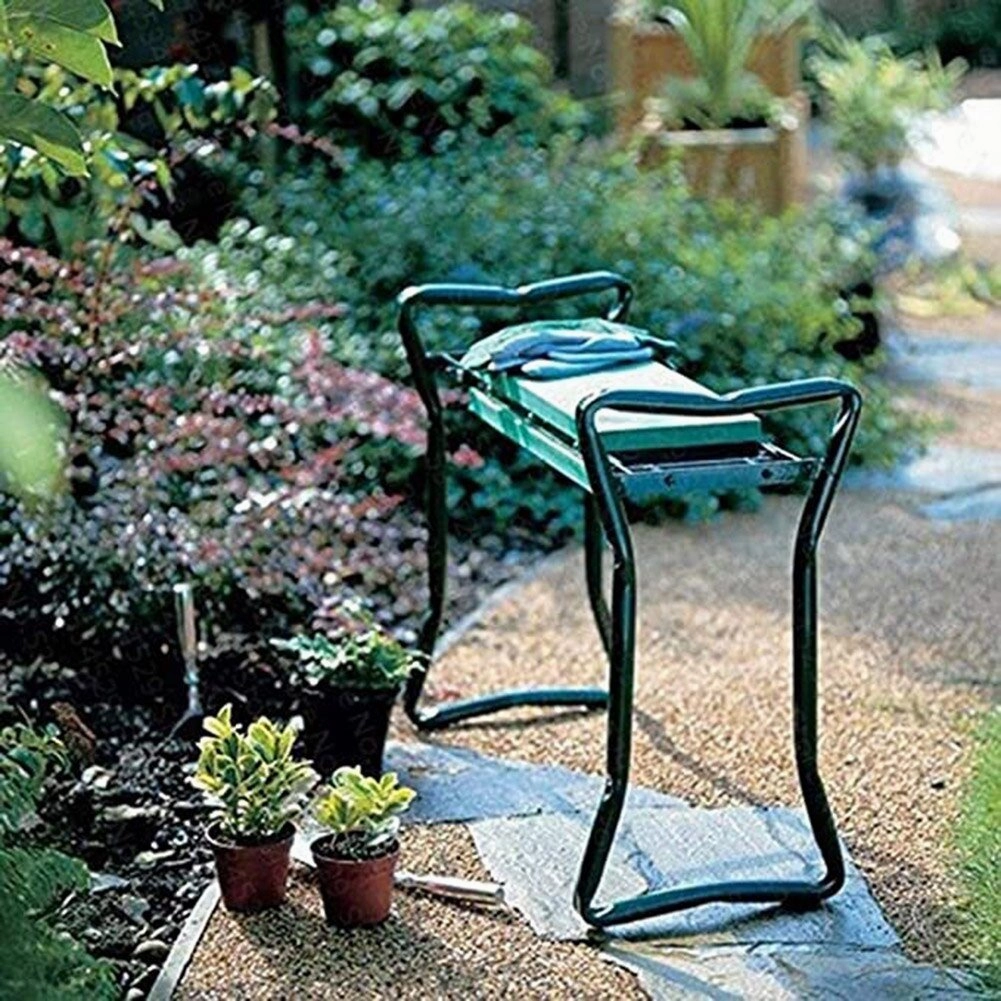 Garden Knee Tool - Heavy Duty Gardening Tool for Kneeling and Sitting to Prevent Knee & Back Pain