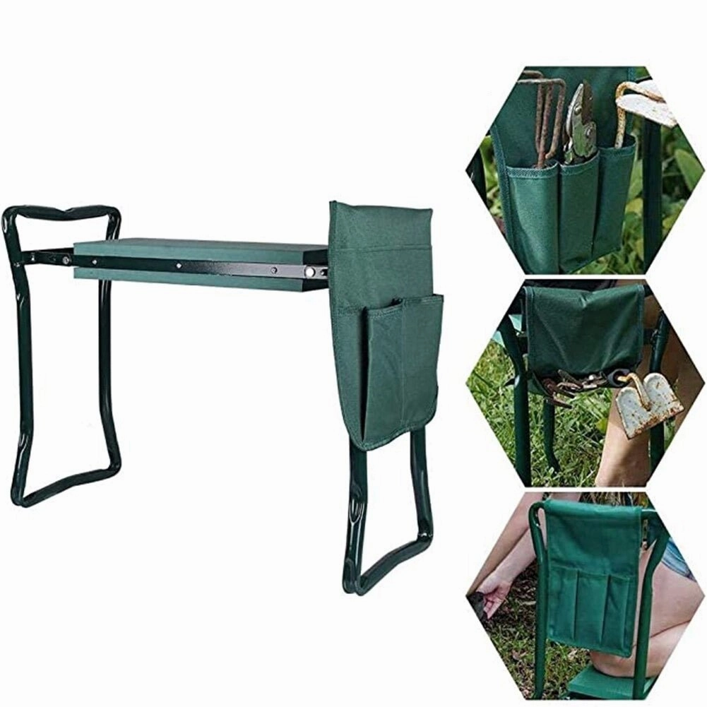 Garden Knee Tool - Heavy Duty Gardening Tool for Kneeling and Sitting to Prevent Knee & Back Pain