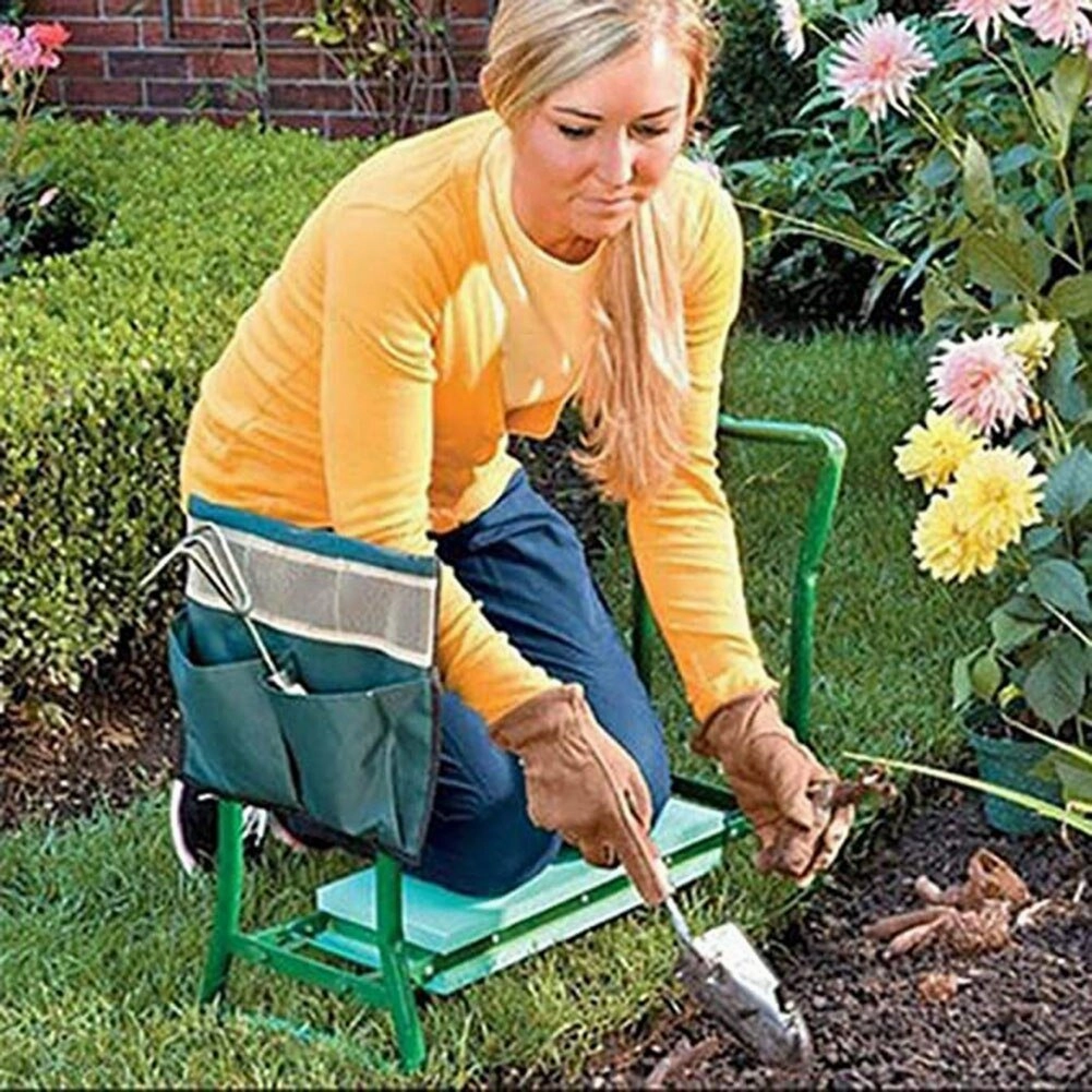 Garden Knee Tool - Heavy Duty Gardening Tool for Kneeling and Sitting to Prevent Knee & Back Pain