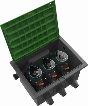 GARDENA 01286-20 Valve Box 9 V Bluetooth Set, Standard, Small