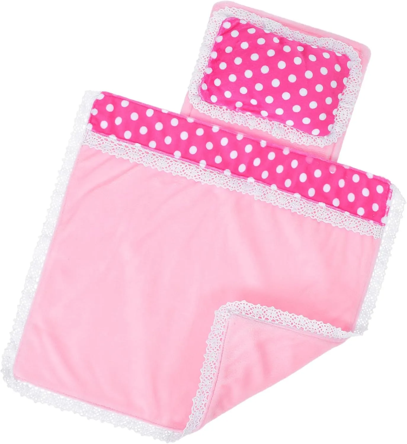 Garneck 1 Set Mini Dollhouse Bedding Soft Fabrics Comforter Pillow Mattress for Realistic Dollhouse Bedroom Accessories Cute Patterns for Imaginative Play Storytelling