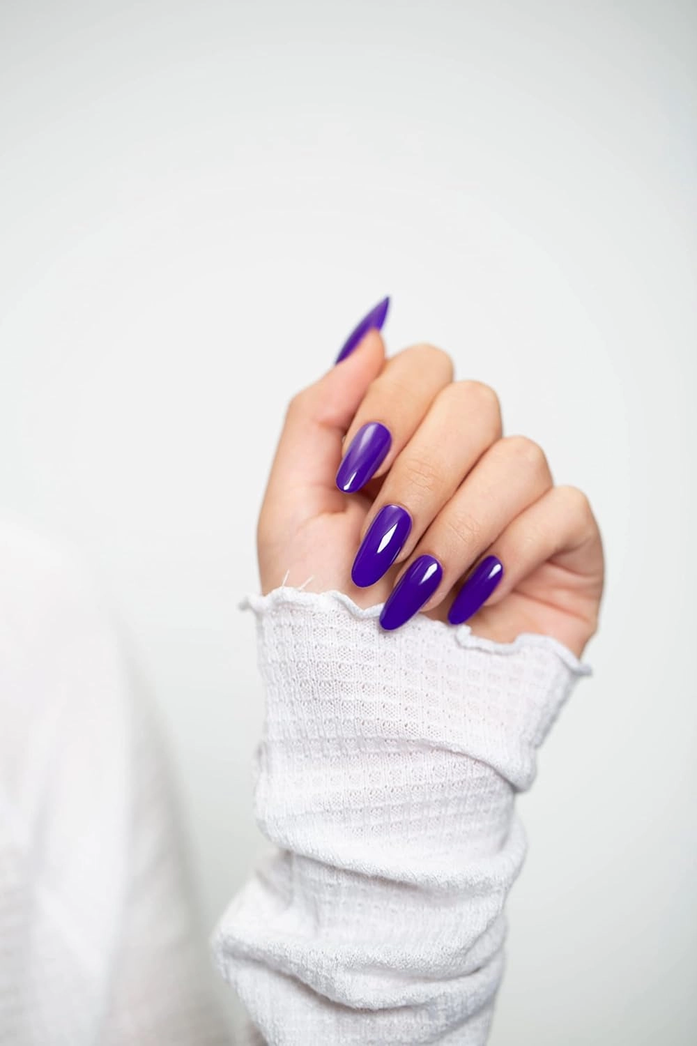 Gelish Soft Gel, Press On Gel Nails, Gel Tips Nail Kit, Full Nail Tips, Nail Kit with featured Touch Mini LED Light, Perfect Fit, Full Coverage Tips.