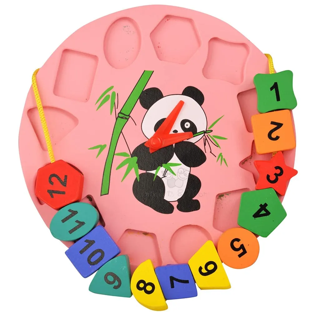 Geometric Shape Sorter Clock Panda (2-4 Years)