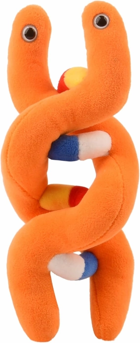 GIANTmicrobes DNA Plush, Genetics Gifts, DNA Gifts, Genetic Counselor Gifts, Genealogy Gifts, Ancestry Gift, Funny Science Teacher Gifts,Science Gifts