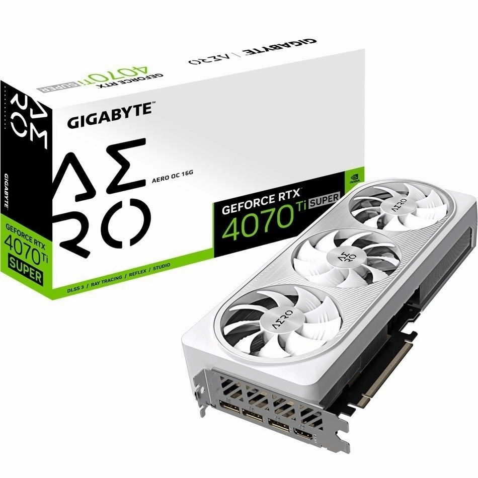 Gigabyte Aero Nvidia GeForce RTX 4070 Ti Super OC 16G 16GB GDDR6X Graphics Card GV-N407TSAERO OC-16GD