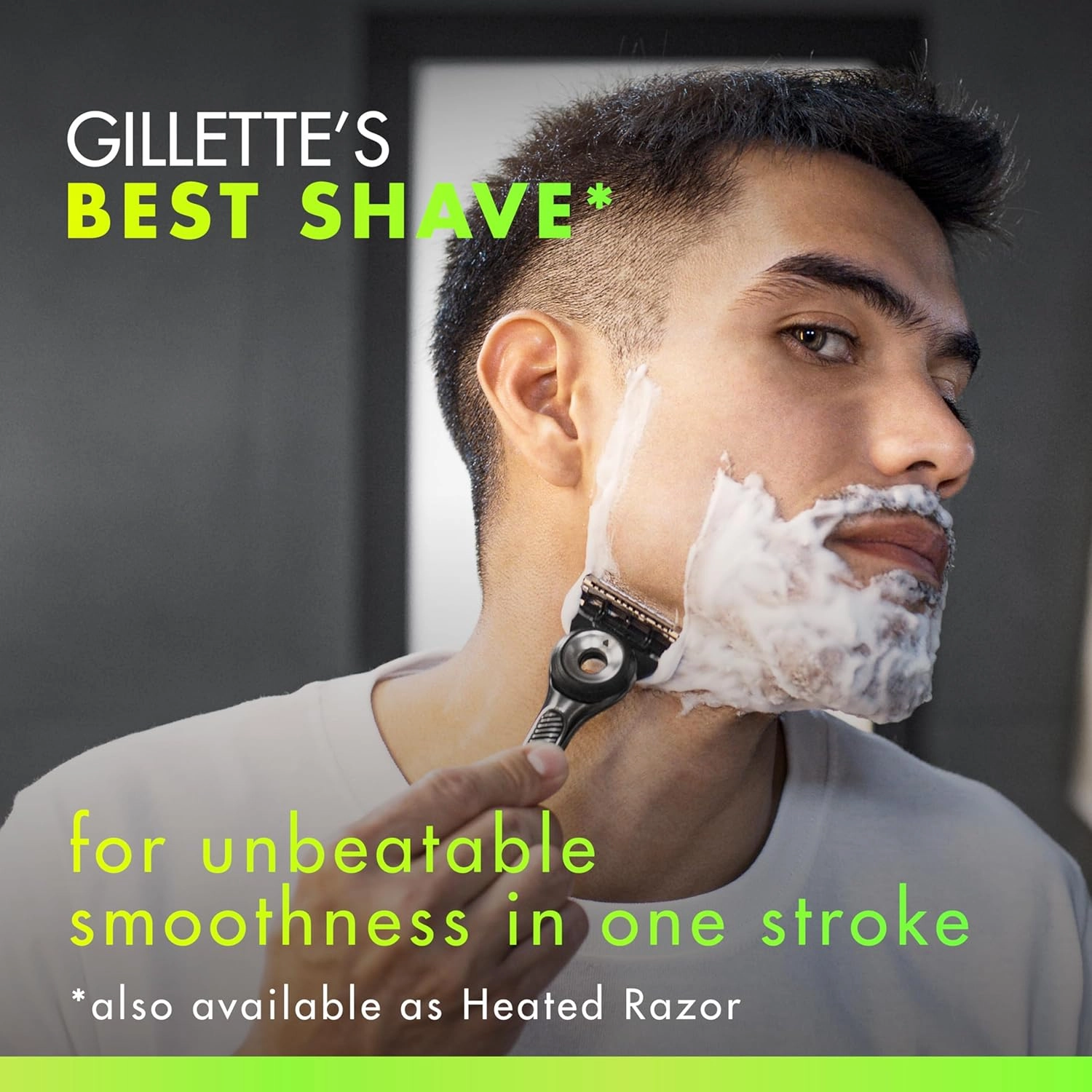 Gillette Labs with Exfoliating Bar by Men's Razor Set, 1 Shower Hook, Handle, 2 Blade Refills, Silver and Black, Razors for Men, Mens