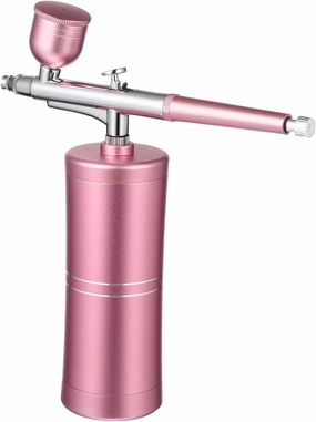 GLSTOY 1set Handheld Airbrush Water Replenishment Device Portable Facial Mist Sprayer for Daily Moisturizing USB Rechargeable Lightweight Design for Travel and Home Use