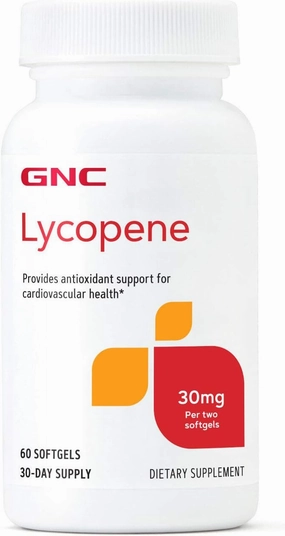 GNC Lycopene 30mg | Provides Support for Cardiovascular Health | 60 Softgels