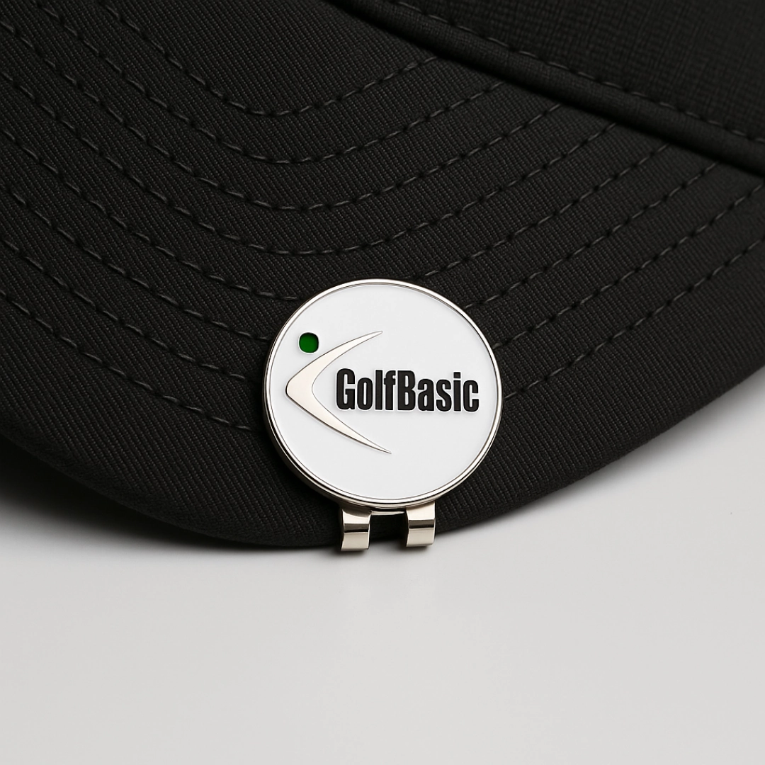 Golfbasic logo Magnetic Marker & Hat Clip