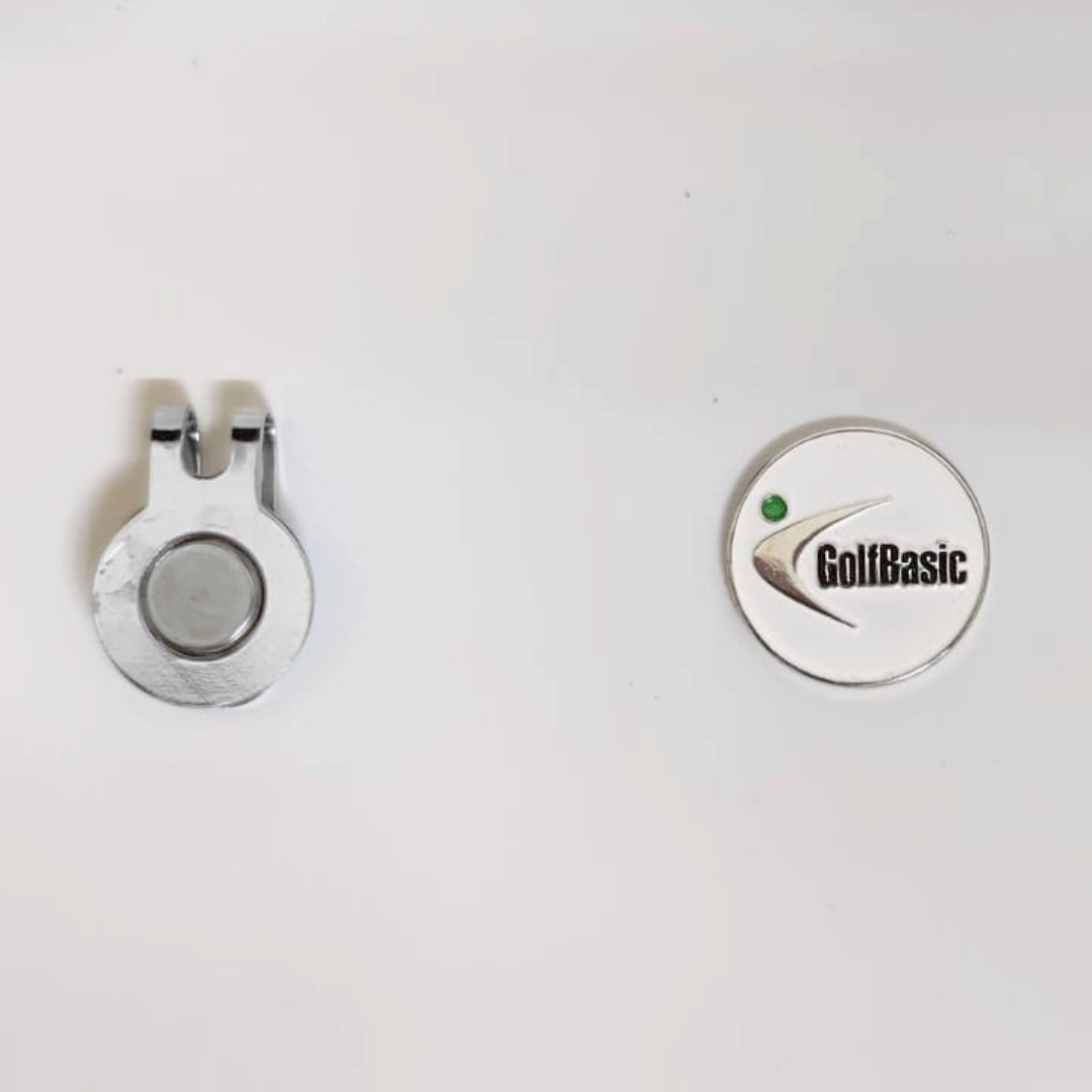 Golfbasic logo Magnetic Marker & Hat Clip