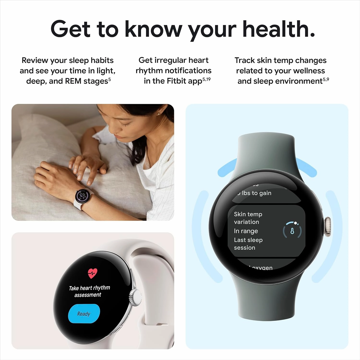 Google Pixel Watch 2 (Previous Model) with the Best of Fitbit - Heart Rate Tracking, Stress Management, Safety Features - Android Smartwatch - Polished Silver Aluminum Case - Bay Active Band - Wi-Fi