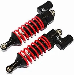 GPM For Traxxas E-Revo Brushless Edition Upgrade Parts Aluminum Front/Rear Adjustable L Shape Damper (85mm) - 1Pr Set Black