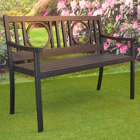 Grayson Steel Garden Bench