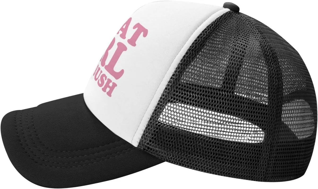 Great Girl Huge Bush Funny Hat Unisex Adult Trucker Caps Fishing Adjustable Cap Classic Sport Hats Black