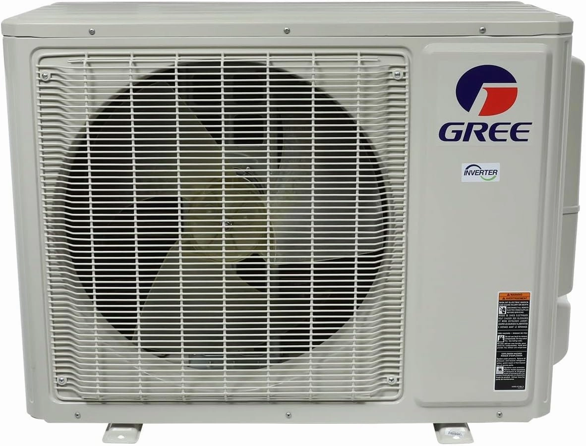 Gree 36,000 BTU Multi21  Dual-Zone Concealed Duct Mini Split Air Conditioner Heat Pump 208/230V SEER 21 (24-24)