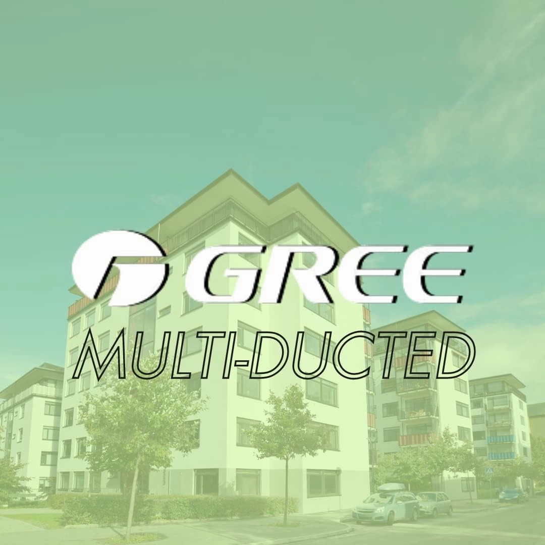 Gree 36,000 BTU Multi21  Dual-Zone Concealed Duct Mini Split Air Conditioner Heat Pump 208/230V SEER 21 (24-24)