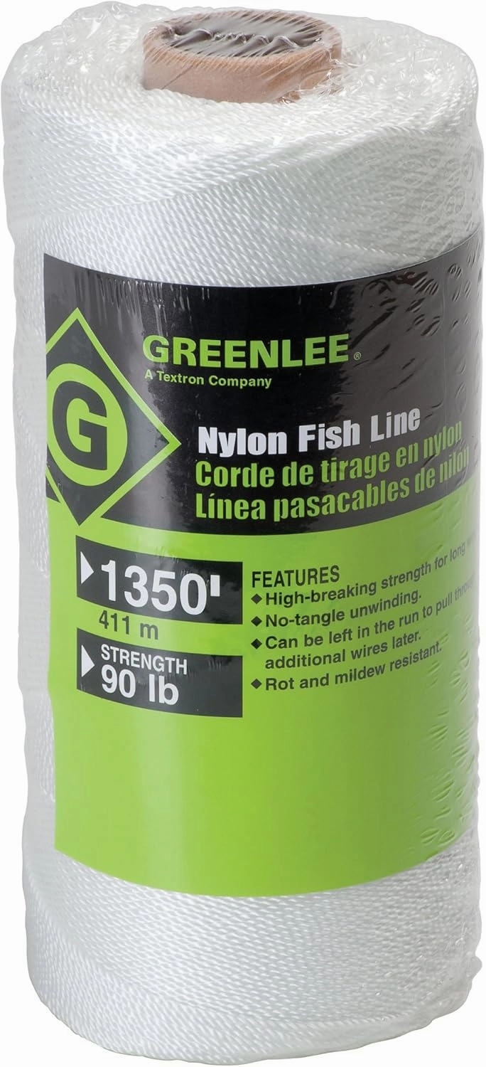 Greenlee Textron 607 Nylon Fish Line, 90-Pound
