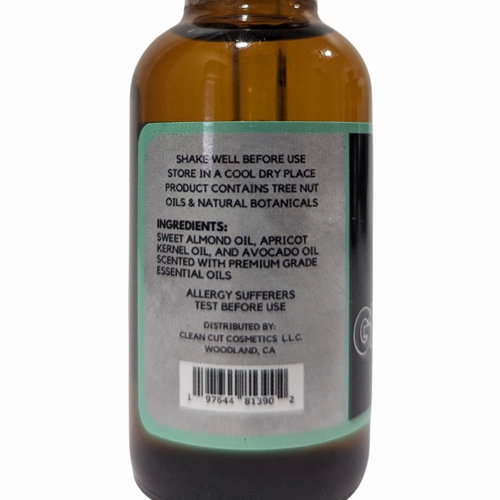 GROOMZ Beard Grooming Kit signature Oil and Balm, Comb, Brush, Scissors (Alpha Scent)