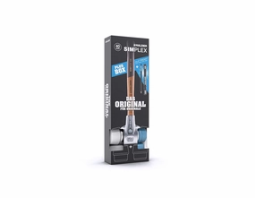 Halder Simplex 3117.040 Mallet Bonus box Set, 12oz Blue and Superplastic Mallet w/ 1 Extra Blue Rubber and Grey Rubber Faces, plus Carpenters Pencil and Holder