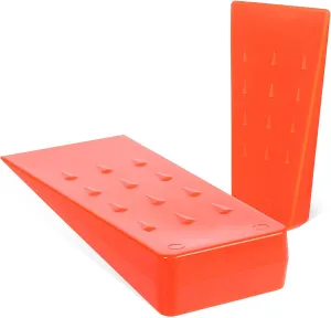 HANABASS Professional Plastic Logging Wedges Chainsaw Splitter Nonslip Stable Easy to Use for Tree Felling and Cutting