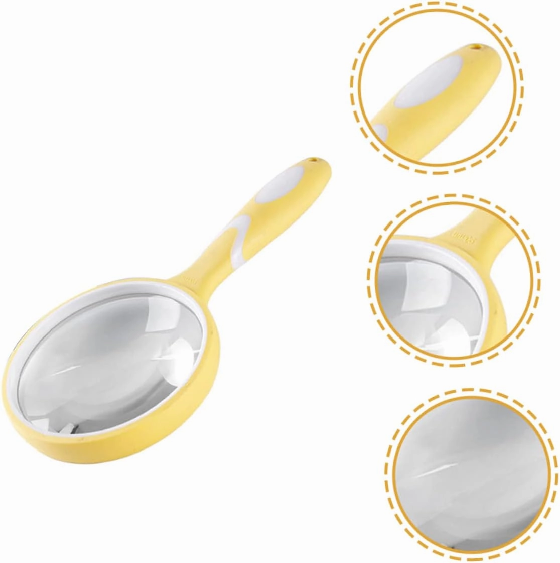 Handheld Reading Magnifier with Comfortable Grip Lightweight and Durable Design for Seniors for Animal Observation and Natural Exploration