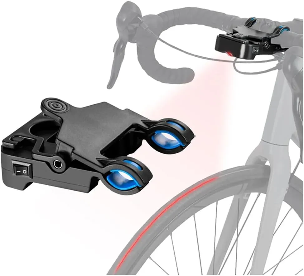 Handlebar Laser Aligner for Bicycles, Bike Seat Calibrator Bike Tool,Bicycle Handlebar Laser Aligner Seat Center Adjuster Measurement Tool, Aligning Indicator Tool