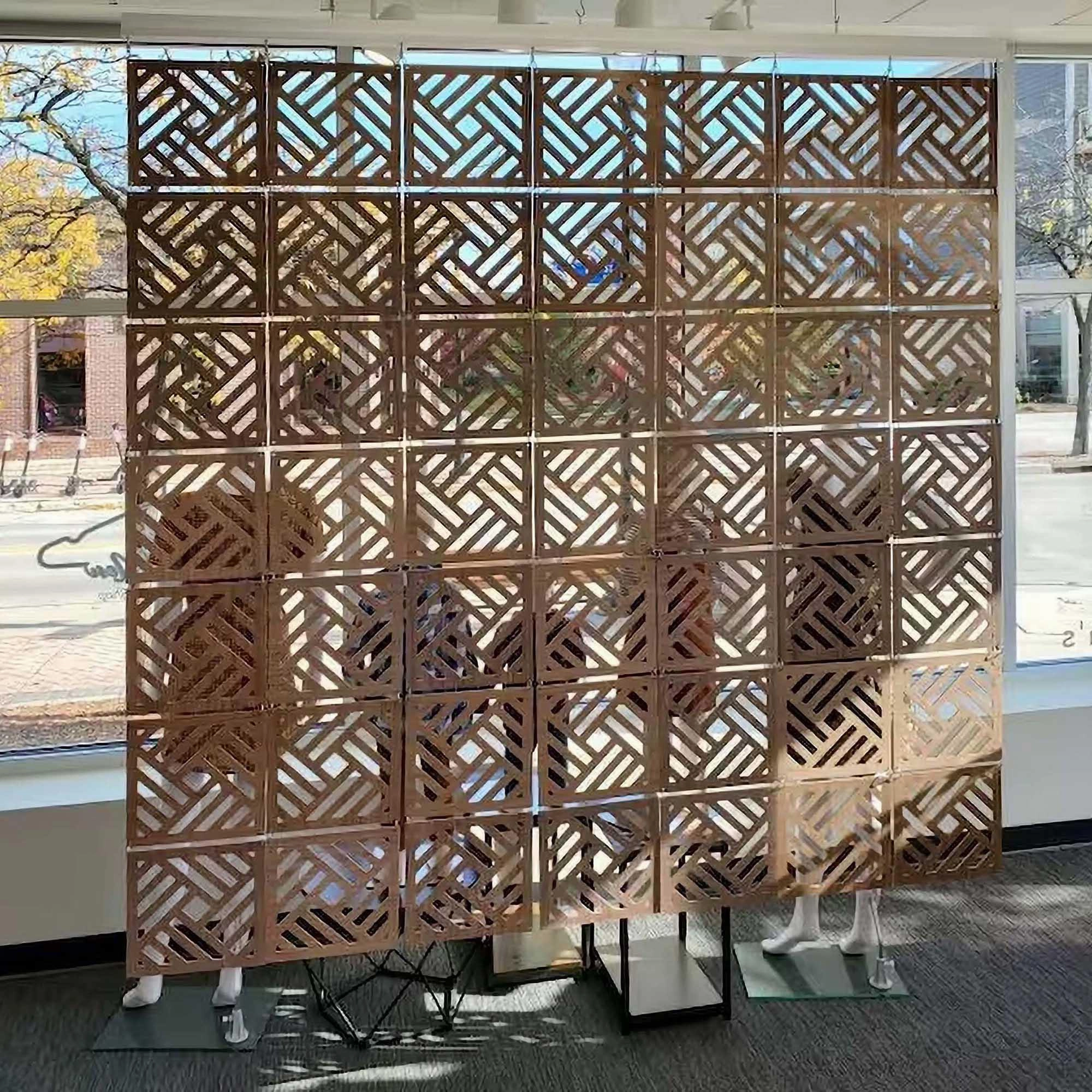 Hanging Tiles Room Separators