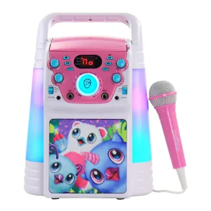 Hatchimals  Colorful Flashing Lights Karaoke Machine with Microphone