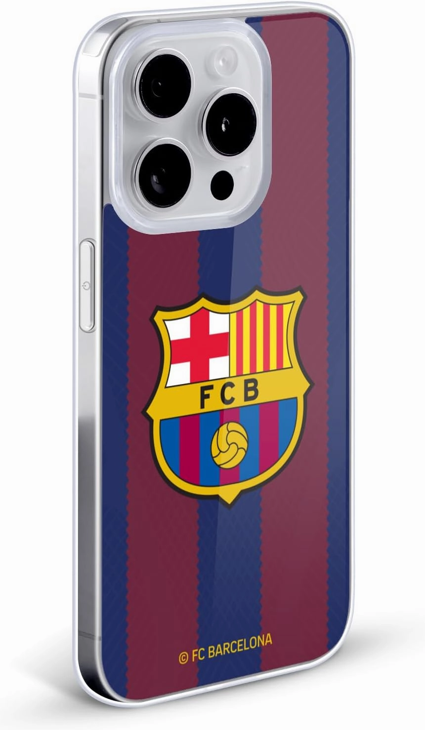 Head Case Designs Officially Licensed FC Barcelona Home 2023/24 Crest Kit Soft Gel Case Compatible with Apple iPhone 14 Pro Max