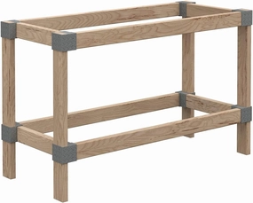 Heavyweight 2' x 4' Do-It-Yourself Workbench Kit,Gray